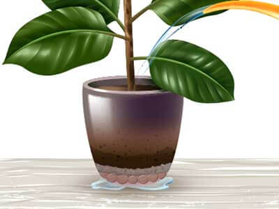 Como fazer a camada de drenagem em vasos